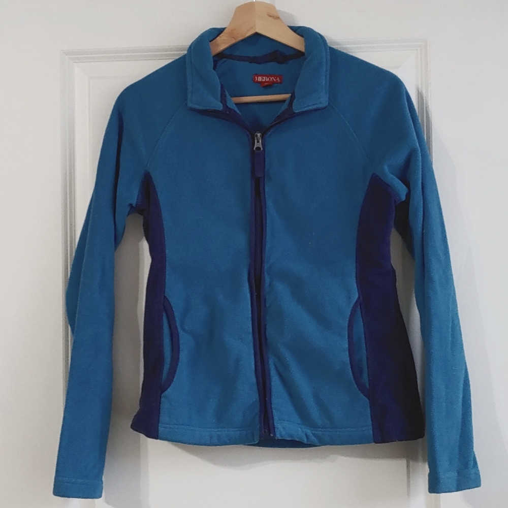 Fleece zip-up jacket